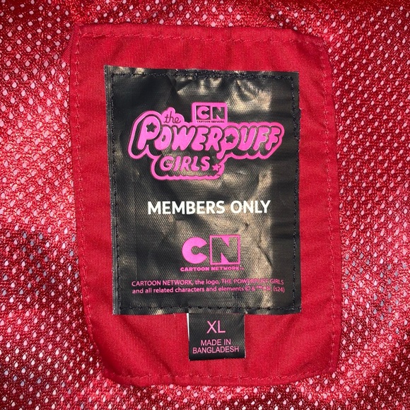 Members Only x The Powerpuff Girls Super Fierce Varsity Jacket-Size XL New - Picture 12 of 15
